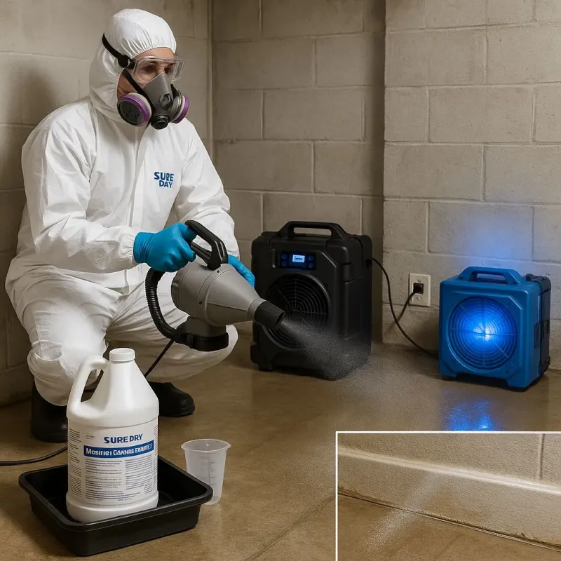 Sanitization and Odor Removal process in Forty Fort, PA